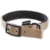 MARTIN SELLIER Collier droit Confort pour chien coloris beige - 1,6x35 cm