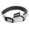 MARTIN SELLIER Collier droit Confort pour chien coloris gris - 1,6x35 cm