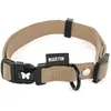 Martin Sellier - Collier Réglable en Nylon de 25-45/65cm pour Chien - Beige