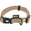 Collier Nylon Réglable 20-40/55 Beige - Martin Sellier
