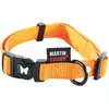 Collier nylon réglable pour chien Martin Sellier 20-40/55 Orange M 300...