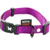 Martin Sellier - Collier en nylon mauve réglable Martin Sellier 30-45 cm