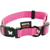 Collier Nylon Réglable 10-20/30 Rose - Martin Sellier