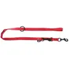 Laisse de dressage pour chien MARTIN SELLIER 3 positions nylon rouge
