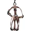 Martin-Sellier - Harnais pour chien - nylon réfléchissant - Reflex marron (50/70cm x 20mm)
