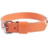 Coll dble ep 20/45 orange cuir pl fleur