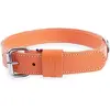 Coll dble ep 35/75 orange cuir pl fleur