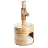 Arbre à chat bambou cabane Martin Sellier Beige 40 cm 3001962
