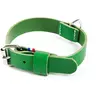 Collier pour chien en cuir bicolore Martin Sellier 499 Vert 30/46/54 c...