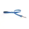 Laisse pour chien en cuir bicolore Martin Sellier 499 Bleu 20/100 cm 3...