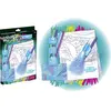 Lansay - MAGIC LIGN - Océan - Projecteur Pocket de Dessins et Coloriages - Pour Enfants dès 7 Ans - Kit Créatif Portable avec 16 Illustrations à Révéler & 4 Feutres - Loisirs Créatifs