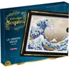 Lansay Kit Loisir créatif - Collection Sequins - La Grande Vague - Hokusai - Dès 14 ans