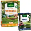 Gazon - Vilmorin - Gazon Terrain Sec - 1 kg + Gazon Ombre - 250 g