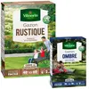 Gazon Rustique - 1 kg + Gazon Ombre - 250 g Vilmorin