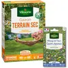 Gazon Terrain Sec - 1 kg + Gazon Japonais - 4 m² - Mélange de fleurs V...