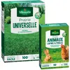 VILMORIN Prairie Universelle - 1 kg + Prairie Animaux - Lapins & Poules - 500 g