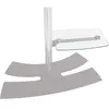Erard 38400 Lux-UP Tablette Porte Périphérique Verre Gris 42 x 27 x 24 cm