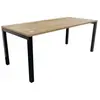 Buronomic Bureau Droit Astro Arche 180x80 Cm Chêne Vieilli/noir