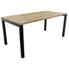 Buronomic Bureau Droit Astro Arche 160x80 Cm Chêne Vieilli/noir