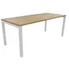 Buronomic Bureau Droit Astro Arche 180x80 Cm Chêne Vieilli/blanc