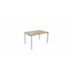 Buronomic Bureau Droit Astro Arche 120x80 Cm Chêne Vieilli/blanc