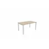 Buronomic Bureau Droit Astro Arche 140x80 Cm Chêne Vieilli/blanc