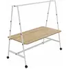 BURONOMIC Table de travail collaborative mobile Alto Largeur 180 cm Bois / Métal