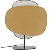 MARKET SET Lampe de table Screen 70's, multicolore, lin, 48 cm