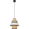 Market Set SINGAPOUR Xml-Suspension Cannage & Lin naturel Ø30cm
