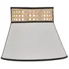 Corep PENNSY-Applique coton et cannage naturel H20cm