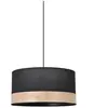 Corep RAITO-Suspension coton, décor effet bois Ø38cm