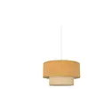 Suspension Tissu 22 cm BOHEME coloris orange