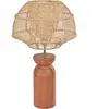 Market Set ODYSSEE L-Lampe à poser Raphia H63cm