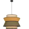 Market Set SINGAPOUR XL-Suspension cannage et lin Ø58cm