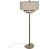 Market Set PEBBLE - Lampadaire Bois/Tissu H174cm