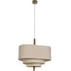 Market Set PEBBLE M-Suspension Bois/Tissu Ø58cm