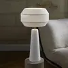 MARKET SET Lampe de table Cosiness, 85 cm, blanc, métal/tissu