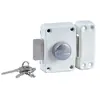 Bricard 1954 Verrou Alpha à bouton Cylindre 45 mm ø 22 mm Blanc
