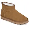 Les Tropéziennes par M.Belarbi Bottes de neige femme en cuir camel CHAKIR