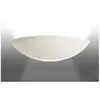 Domino Applique Mur plâtre E27 77W max.,demi-lune Lpe non incl. Aric 3003