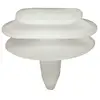 Agrafes - TOPCAR - Type U - Plastique - 6mm - Compatible Renault