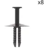 Agrafes pour vehicules type bmw Restagraf Ref: 10377, Noire