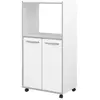 OSLO Desserte de cuisine L 60cm Blanc