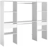 EKIPA Dressing blanc - l 220 x p 40 x h 180 cm - artic ARTIC301940