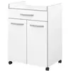 EKIPA Desserte de cuisine L 60cm - Blanc mat - OSLO