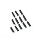 DIRICKX Lot De 100 Clips Pvc À Fixer Lixo Gris, H.1 Cm