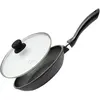 Poêle à frire en aluminium et couvercle en verre de 24 cm Elo Alucast ref. 9906850