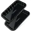 Fackelmann Lot de 2 plats à barbecue en acier émaillé 21 x 12 cm - FM ...