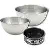 Fackelmann - Set pâtisserie mini moule à manqué, 2 bols et 1 spatule