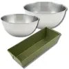 Fackelmann - Set pâtisserie moule à cake, 2 bols et 1 spatule